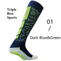 1 Pair Good Quality Professional Non-slip Cotton Football Football Socks 46cm