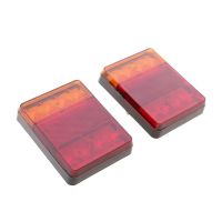 12V 8 Led Car Rear Tail Lights Brake Stop Indicator Trailer Truck