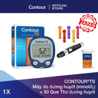 Bộ 2 sản phẩm 1 Máy đo đường huyết CONTOUR TS mmol L và 50 Que thử đường thumbnail