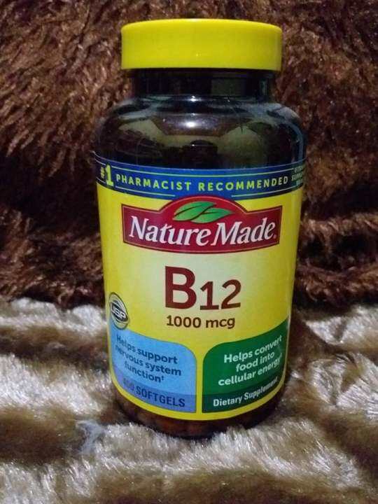 Nature Made B12 1000mcg 400 Softgel Lazada Ph