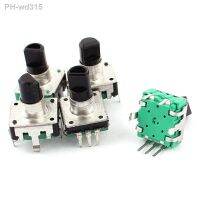 UXCELL 5pcs/lot 24 Posistion 12 Pulses 5 Terminal 6mm Shaft Rotary Encoder Switch Potentiometer for DVD Player Audio Equipments