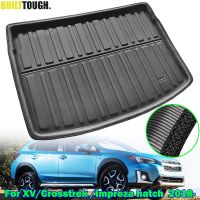 รถด้านหลัง Boot Liner Trunk Cargo Mat สำหรับ Subaru Crosstrek XV Impreza Hatch 2017 2019 2020ถาดชั้นพรมโคลน Pad Protector