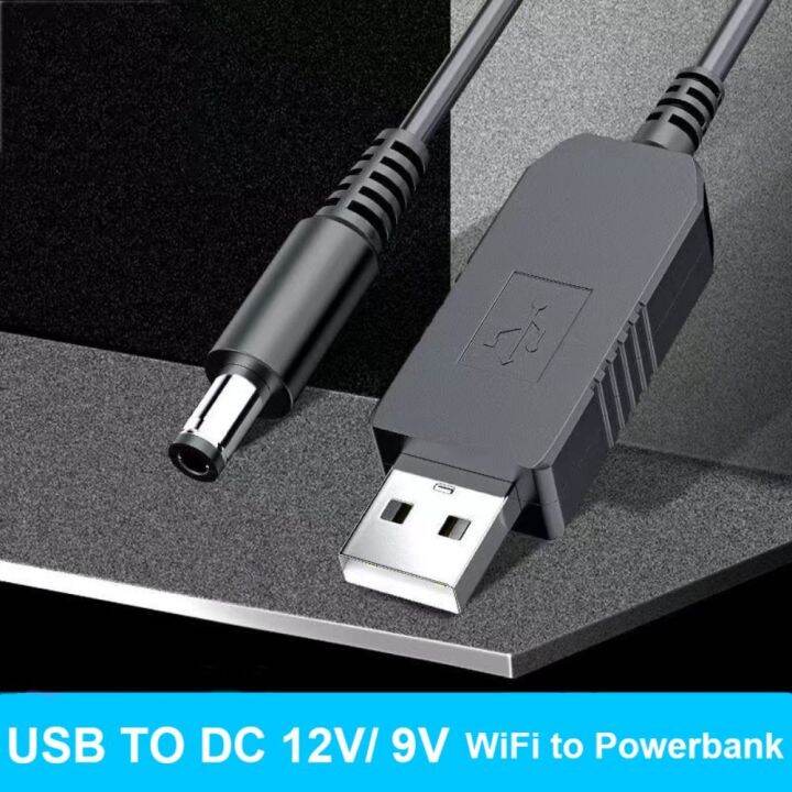 VANORA SHOP 3pcs 2.1x5.5mm WiFi ke Powerbank Jack USB ke DC Untuk