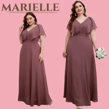 Viviettine | Pink Plus Size Gown
