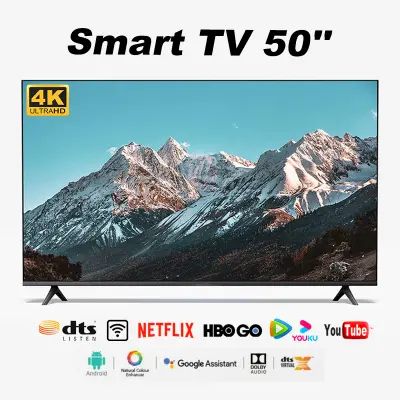Expose ทีวี 50 นิ้ว สมาร์ททีวี 43 นิ้ว ทีวี 32 นิ้ว Smart Tv โทรทัศน์ WiFi 4K HDR+ Android 12.0 Youtube NETFLIX Goolgle รับประกัน 3 ปี