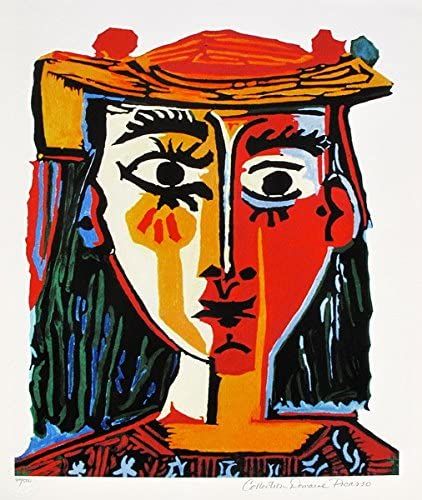 Artwork by Pablo Picasso After the Original Painting Bust of a Woman ...