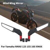 For Yamaha NMAX 125 155 160 XMAX 250 300 400 N-MAX SMAX Universal Motorcycle Mirror Wind Wing side Rearview Reversing mirror