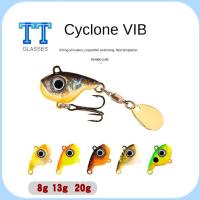 TT GLASSES 2pcs Wobblers crankbaits เหยื่อตกปลาโลหะ ช้อนโลหะโลหะ ตะขอสามชั้น ล่อ VIB 2023 การสั่นสะเทือน เหยื่อตกปลาช้อน อุปกรณ์ตกปลาสำหรับตกปลา