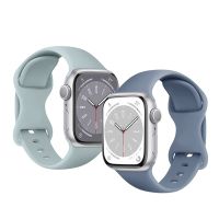 △▤▫ silicone strap for apple watch band 44mm 45mm 41mm 40mm 38mm 42mm 45 mm belt bracelet iWatch series 6 5 4 SE 7 8 ultra 49mm band