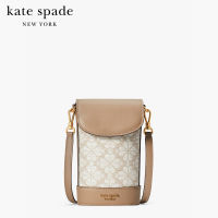 KATE SPADE NEW YORK SPADE FLOWER JACQUARD NS CROSSBODY KB367 กระเป๋าใสโทรศัพท์