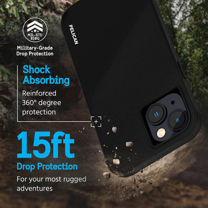 case-mate-pelican-ranger-series-iphone-14-case-iphone-13-case-6-1-wireless-charging-compatible-protective-phone-case-15ft-mil-grade-drop-protection-slim-rugged-cover-for-iphone-14-13-black-ranger-blac