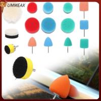 UMMEAX แผ่นงานขัดเงาล้อสำหรับขัดเจียแผ่นขัดรายละเอียดรถสำหรับสว่านไฟฟ้าไร้สาย16ชิ้น