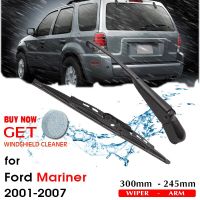 ใบมีดไม้เช็ดรถกระจกหน้ารถหลังอุปกรณ์ตกแต่งรถยนต์ที่ปัดน้ำฝนสำหรับ Ford Mariner Hatchback 300Mm 2001-2007