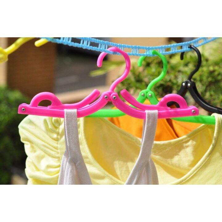 Travel Foldable Clothes Hanger Folding Hanger Coat Hanger Lazada PH