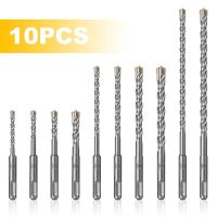 SDS Plus 4 Cutter Drill Bit SetElectric Hammer Drill Bits for 110/160/210MM Concrete Wall Brice Block Masonry Hole Saw Drilling