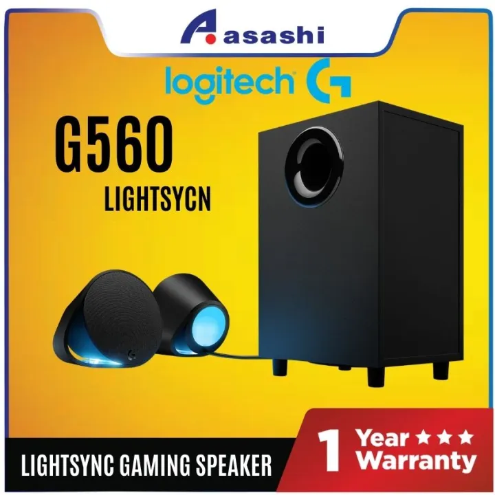 Logitech Gaming Speaker G560 Lightsync PC RGB 240W Bluetooth Speaker