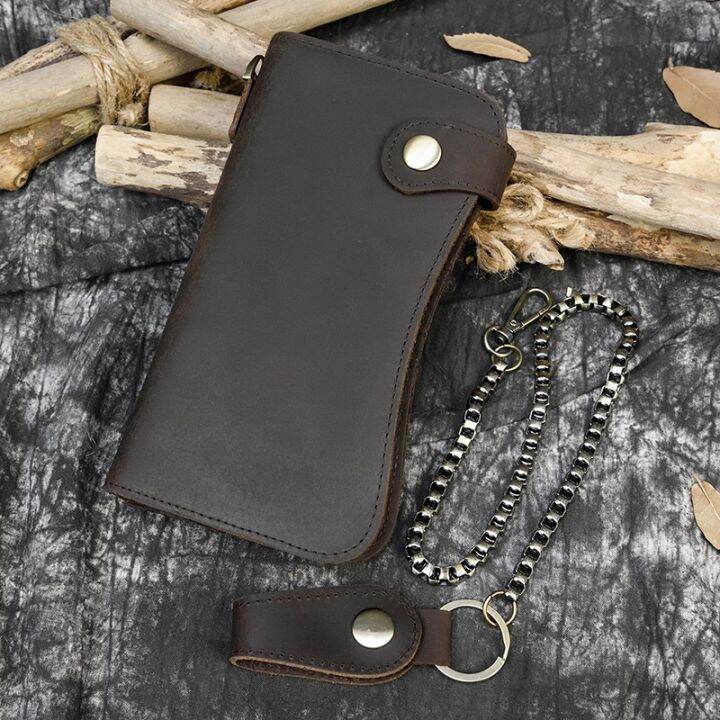 layor-wallet-maheu-ซูเปอร์คุณภาพกระเป๋าสตางค์หนังที่มีห่วงโซ่เหล็ก100-cowhide-หนังสีดำพับบัตรกระเป๋าสตางค์ผู้ชายร้อนโลหะโซ่กระเป๋าสตางค์ชาย