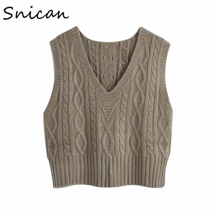 snican-solid-fashion-knitted-sweater-vest-crop-tops-jumper-mujer-pull-femme-hiver-za-women-fashion-autumn-winter-pullover