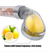 Bathroom Ionic Mineral Beads Shower Head with Vitamin C Shower Lemon aroma Filter High Pressure Saving Water Handheld SPA Shower