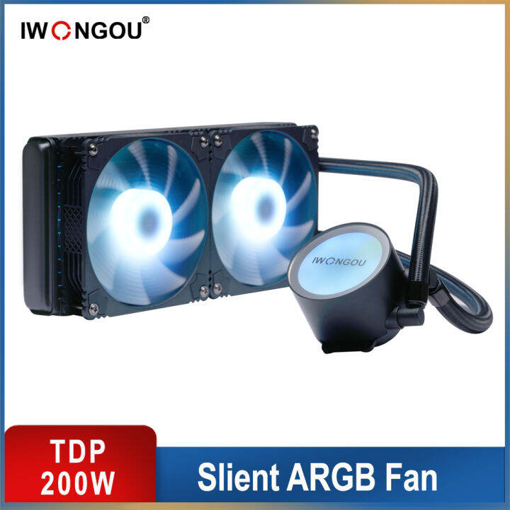 Water Cooler Cpu 240mm Liquid Cooling 4pin Pwm Rgb Processor Cooler CPU