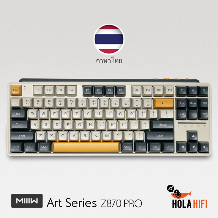 xiaomi-miiiw-keyboard-art-z870-pro-wireless-mechanical-keyboard-ภาษาไทย-รับประกัน-1-ปี-สินค้าพร้อมส่ง