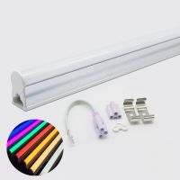 T5 Led Tube Light 1ft Fluorescent Lamp 220v 230v 240v 2835 Smd Bulb Strip Bar Nature White 4000k Red Green Ice Blue Pink 0.3m