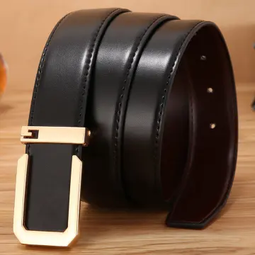 Men Adjustable Leather Belt Black Waist Casual Straps Foshion Buckle  Bussines - China Men Belt and Ratchet Belt price