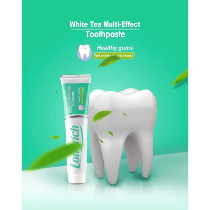 Oral care LONGRICH MULTI-EFFECT HERBAL TOOTHPASTE 200G | Lazada PH