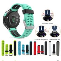 สายสำหรับการ์มินสายนาฬิกาซิลิโคนอ่อน Forerunner 235 630 230 735 GPS Watch กำไลข้อมือสายรัดข้อมือสำรองอุปกรณ์เสริมอัจฉริยะ