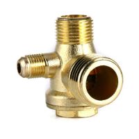 LJLJ-3-Way Unidirectional Check Valve Connect Pipe Fittings Zinc Alloy High Quality Air Compressor Replacement Check Valve