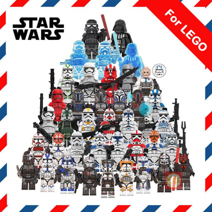 Stars Wars Series Minifigures Building Blocks Toys Stormtrooper Building Blocks Mandalorian