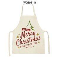 1Pcs Christmas Letter Pattern Holiday Printing Sleeveless Apron ChildrenS Home MenS And WomenS Anti-Fouling Apron Kitchen Bib