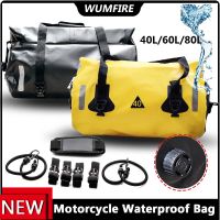 Motorcycle Bag Car Waterproof Storage Pack 40L 60L 80L Outdoor Travel Large Capacity Bags Shoulder Bag Saddle Bag Tail Bag