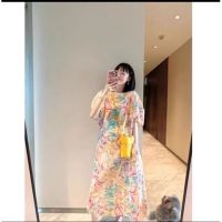 ชุดเดรสผู้หญิง เดรส ชุดเดรส dress เดรสผู้หญิง ชุดเดรสสวยๆหรู pizza outfit เดรสสไตล์มินิมอล ด้วยเนื้อผ้าธรรมชาติคอตตอน ใส่สวย ไม่ร้อน