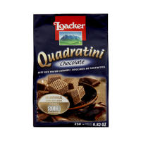 Loacker Wafer Chocolate 250 g. ล็อคเกอร์ เวเฟอร์สอดไส้ครีมช็อกโกแลต 250 กรัม