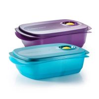 TUPPERWARE กล่องอาหารกลางวัน ทัปเปอร์แวร์ แบ่งช่องได้ ใช้ซ้ําได้ (1 ชิ้น)