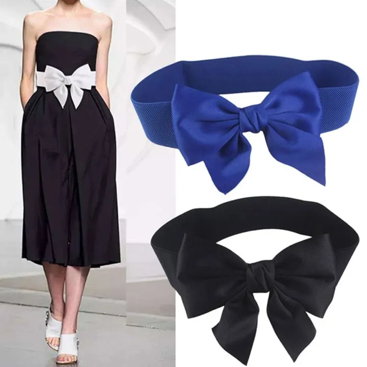 belt for woman Elegant Elastic Vintage Wide Side Dress Decoration