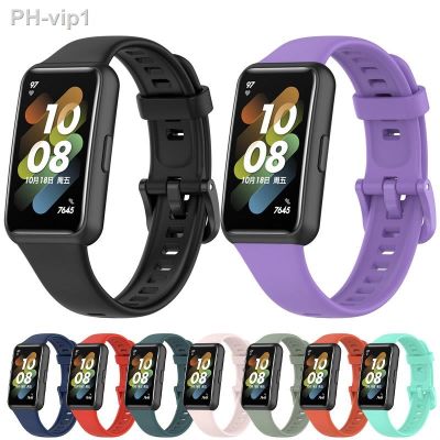 Replacement Strap For Huawei Band 6/Band 6 Pro Strap Sport Silicone Band SmartWatch Strap For Honor Band 6 Adjustable Wristband