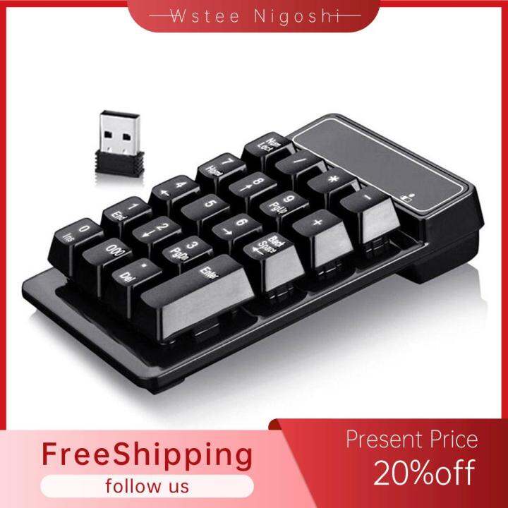 WSTEE NIGOSHI Durable Accounting Keyboard Mini Laptop Number Pad