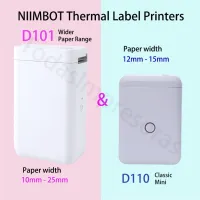 Niimbot เครื่องพิมพ์ฉลากความร้อน D101แบบดั้งเดิม,D110ไร้สายบลูทูธไร้สายสำหรับเครื่องประดับกระดาษเครื่องพิมพ์ฉลาก