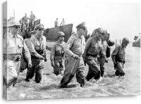 ผ้าใบศิลปะพิมพ์บนผนัง Douglas Macarthur Wades ฝั่ง18X12นิ้ว