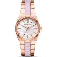 นาฬิกาข้อมือผู้หญิง MK6652 MICHAEL KORS Channing Mother-of-Pearl Dial Two Tone Stainless Steel Ladies Watch