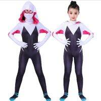 ชุดเครื่องแต่งกายคอสเพลย์ Spider-Man Gwen Mars Stacy Zentai 3 มิติ สําหรับผู้ชาย และผู้หญิง