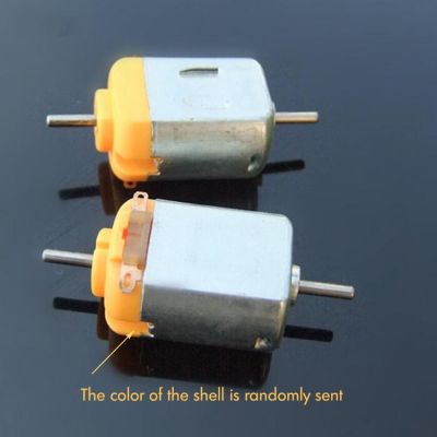 1pc 130 Double Output Shaft DC Toy Motor 1.5-6V 3V 11000rpm DIY Model Science experiment Strong magnetic Electric Motors