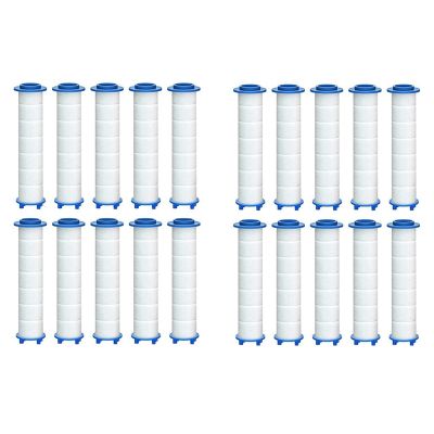 20Piece Replacement Shower Filter for Hard Water - High Output Shower Water Filter to Remove Chlorine and Fluoride Replacement Parts Accessories