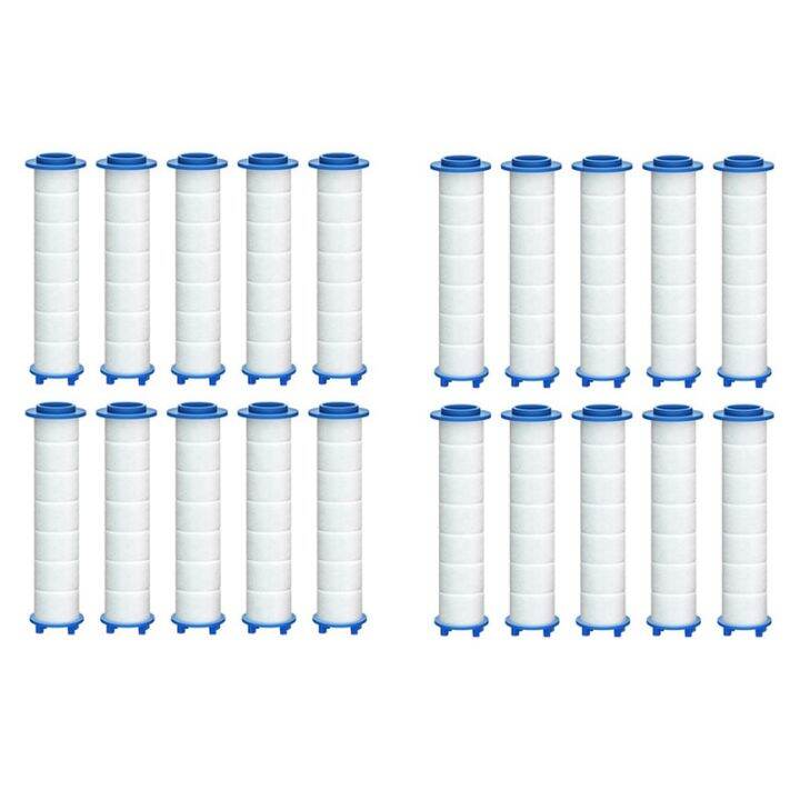 20Piece Replacement Shower Filter for Hard Water High Output Shower