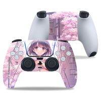 (MQ รูปแบบใหม่) สาวการ์ตูนสำหรับ PlayStation5 PS5เกมแพดเคสสติกเกอร์ป้องกันสำหรับตัวควบคุม PS5สำหรับ PS5จอยสติ๊กอุปกรณ์เสริมฝาครอบและ C