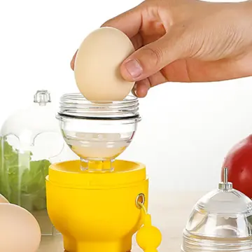Newest Egg Scrambler Hand Egg Shaker Mixer Food Grade Silicone Egg Spinner  Manual Tool In Shell Egg Spinner for Hard Boiled Eggs