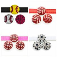 【CW】 Basketball Baseball Volleyball 5pcs Charms 8mm Can through band Dog Tag Collar Wristband ！