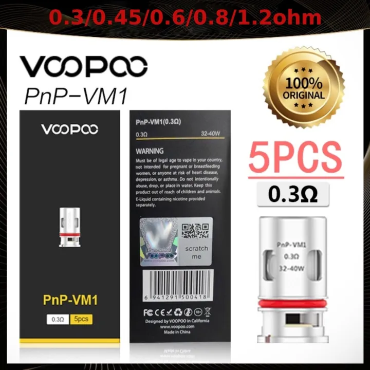 VOOPOO PNP/TPP Coils VM1 VM5 VM6 TPPDM1/2/3/4 for Drag X Drag S Argus